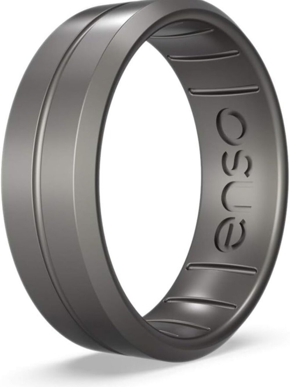 Stackable Silicone Wedding Ring - Multi Color Minimalist Unisex Band, 7.24mm